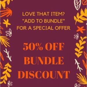 50% Off Bundle Discount Offer